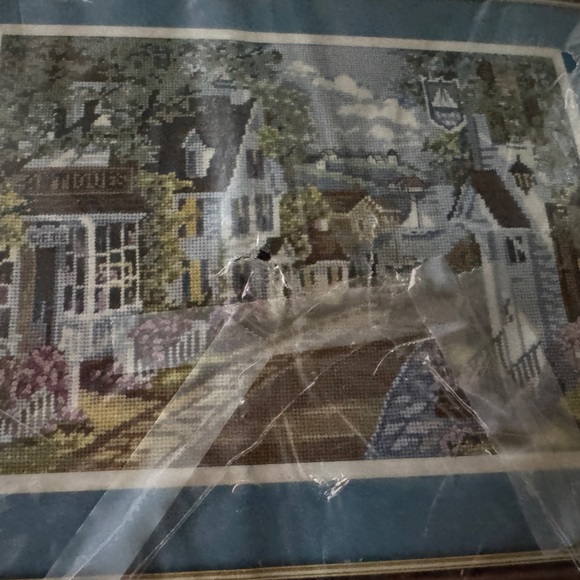 JCA Elsa Williams Harbor Village Needlepoint Kit 14x10 in 1993 Arthur Kaplan Vtg - Picture 2 of 5